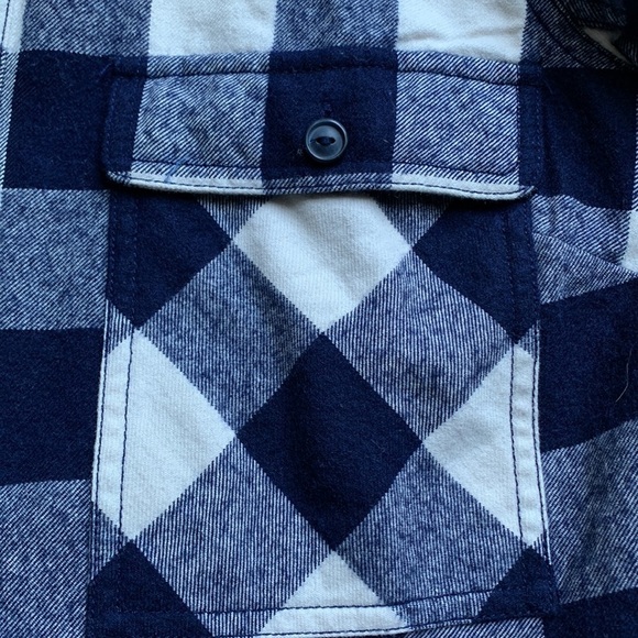 J. Crew Buffalo Plaid 1/2 Zip Shacket - Picture 7 of 7